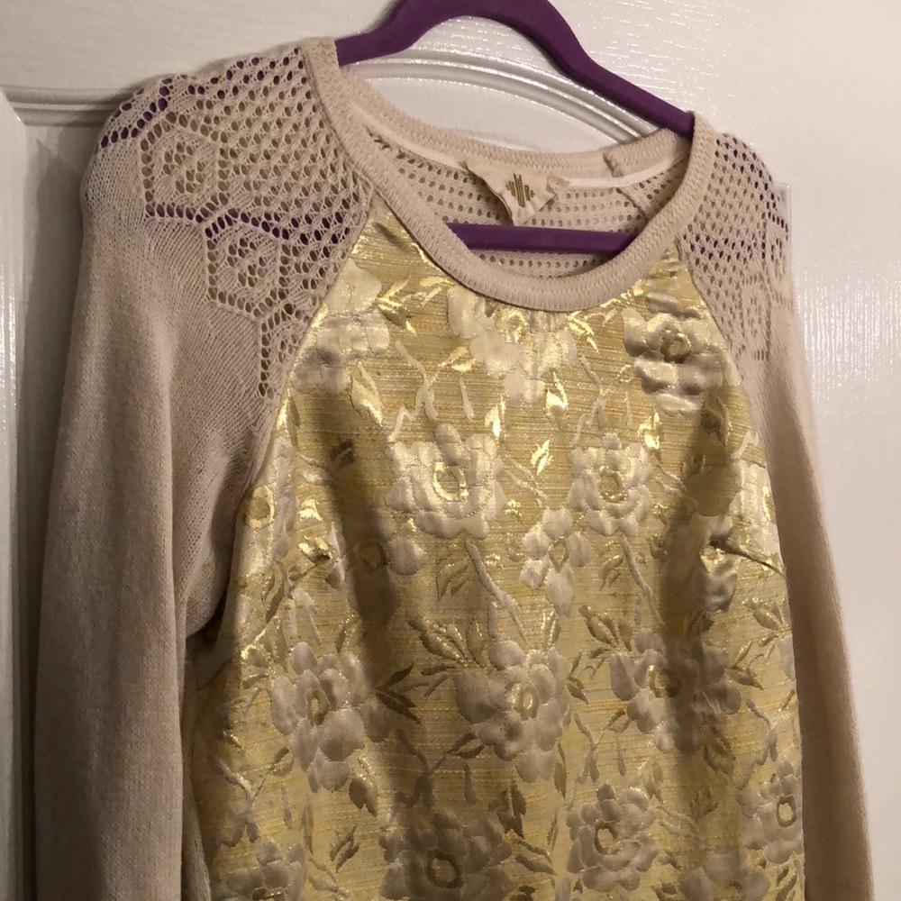 Gold sweater